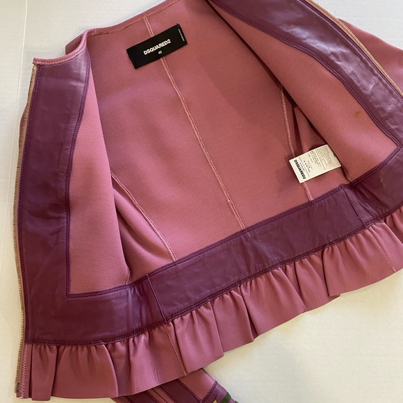 Dsquared2 leather jacket - Picture 4 of 16